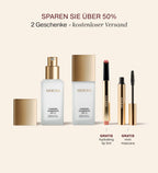 Foundation-Duo-Bundle mit zwei Changing-Foundation-Flaschen sowie einem kostenlosen Hydrating Lip Tint und einer Mini-Mascara.