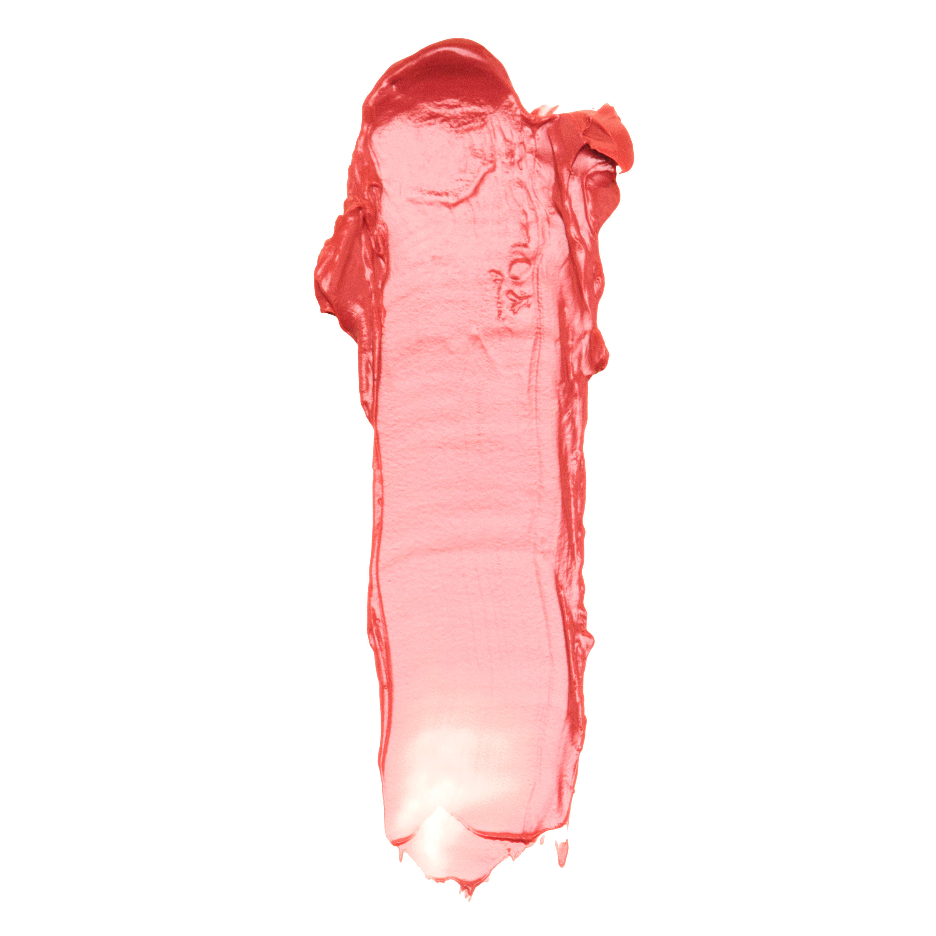 Hydrating Lip Tint Textur-Swatch in Dusty Rose zeigt die cremige, balsamartige Formel.