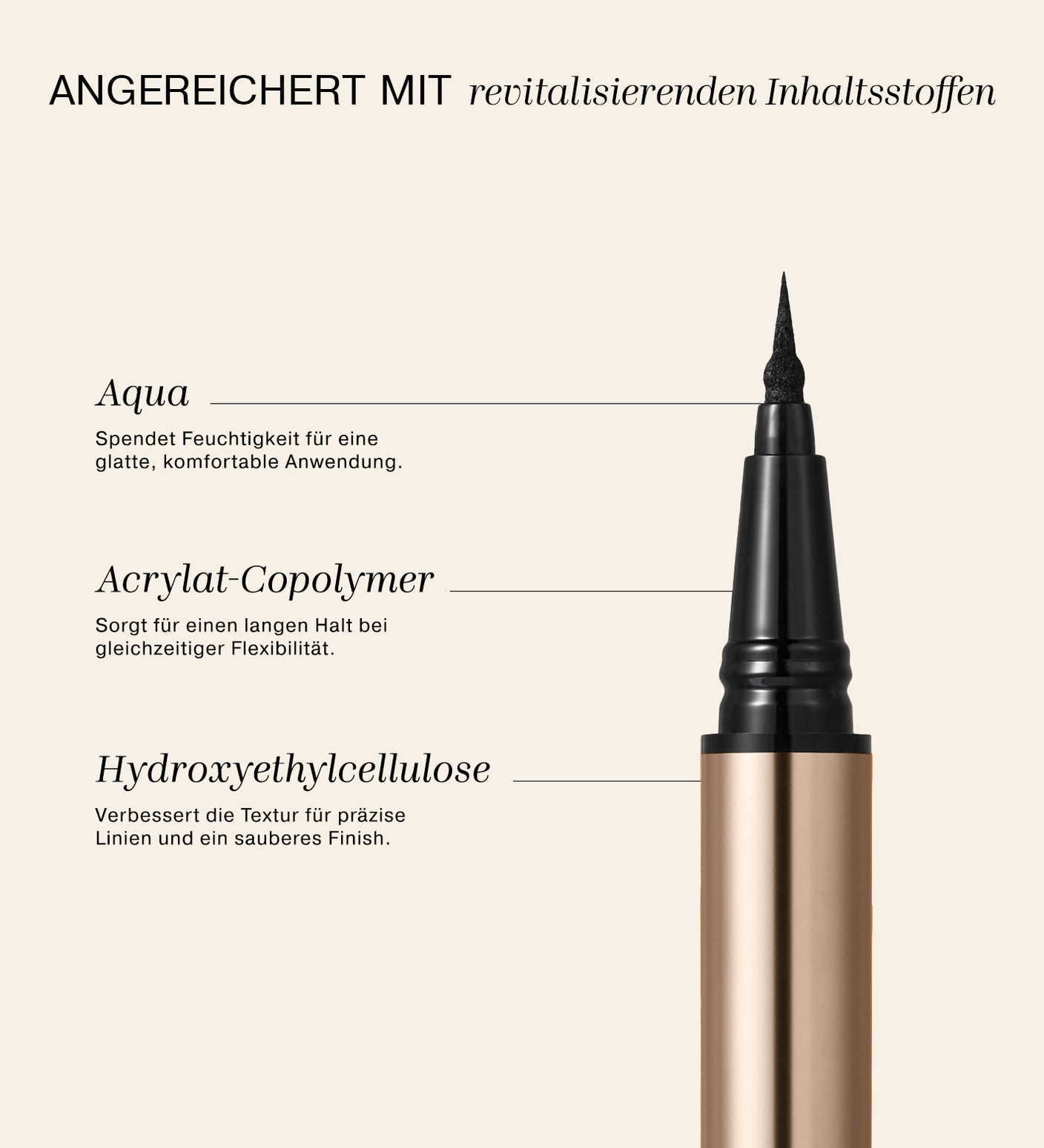 It's All About The Wing Liquid Waterproof Eyeliner angereichert mit Aqua, Acrylat-Copolymer und Hydroxyethylcellulose